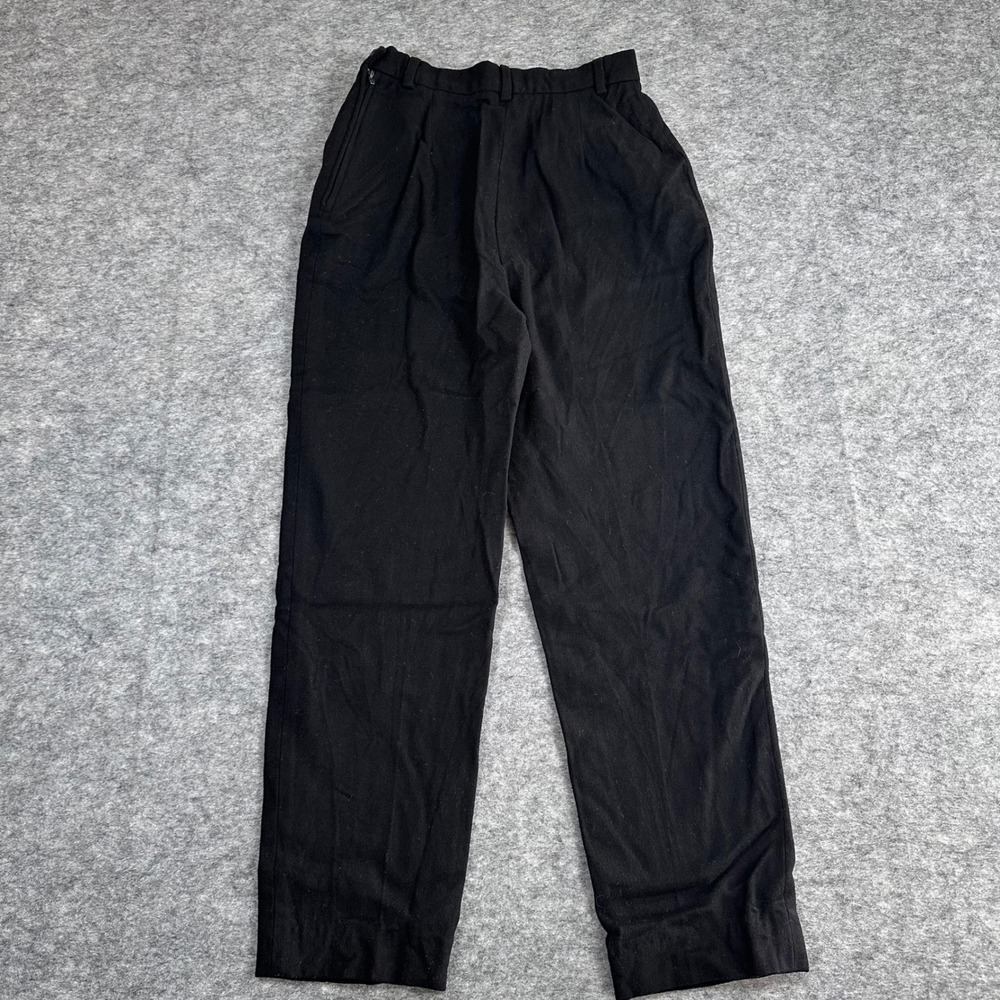 Ralph Lauren Purple Label Trousers Black Wool Womens 6 - Picture 5 of 11